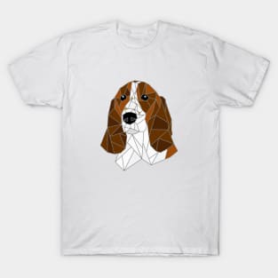 Basset Hound Stained Glass T-Shirt